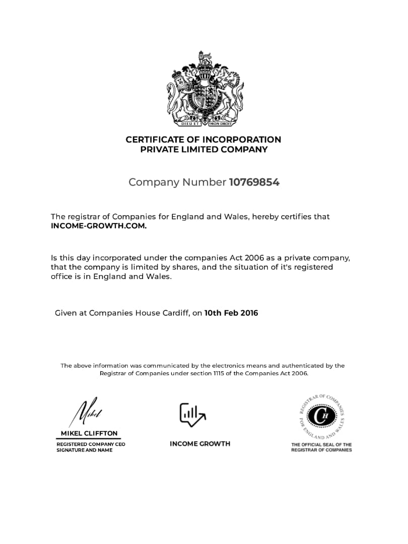 Financial Growths License